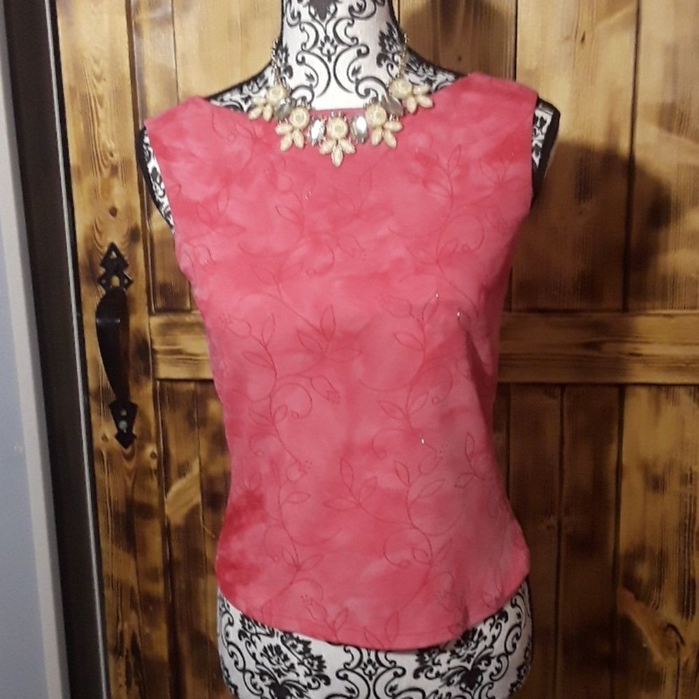 8/$20 Charlotte Russe Size L Pink Tank Top